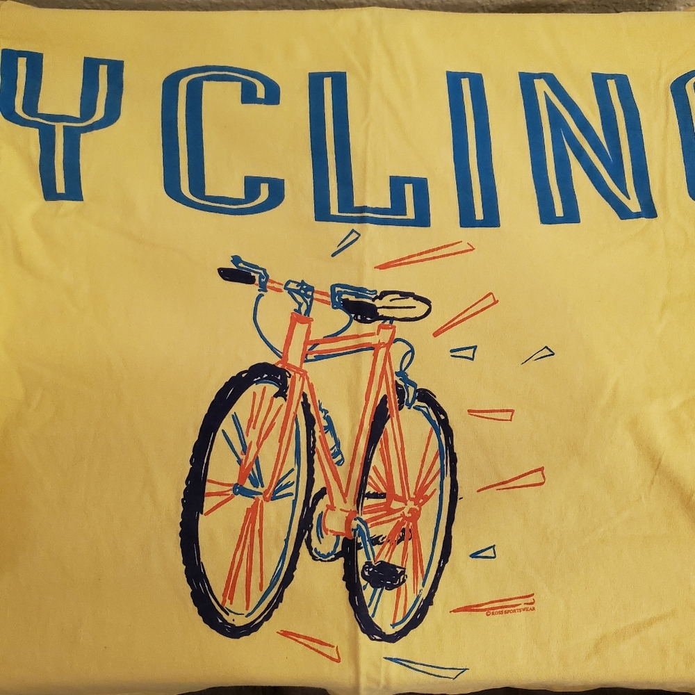 Vintage cycling ross international tshirt